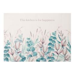 Салфетка подстановочная ДОЛЯНА Happiness зеленый, бежевый 40*29 см