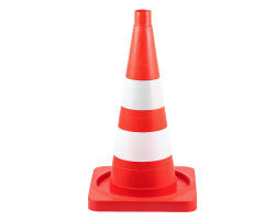 Конус сигнальный КС-2,8 Оранжевый 520 мм