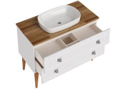 Тумба с раковиной ASB WOOD LINE Каталина 100 