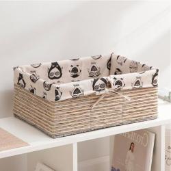 Корзина стеллажная Совы 40*29*17см /Доляна/