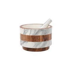 Ступка с пестиком Wood Marble 15см/Home Style/