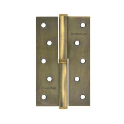 Петля врезная НОРА-М 750-5" правая Бронзовое покрытие