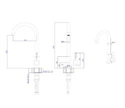 Смеситель для кухни RUSH Melos SUS1101-22