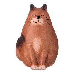 (АКЦИЯ) Cтатуэтка 12,5*11,5*19см Милый кот, керамика /248-119/LEFARD/ 