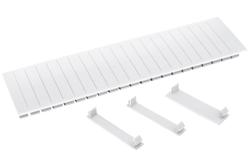 Заглушка TDM для DIN-рейки 12 модулей белый
