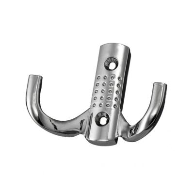 Крючок двухрожковый хром 2342В