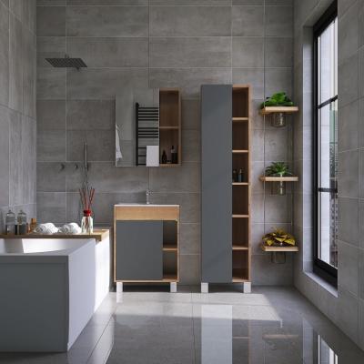 Пенал VIANT Бостон дерево, графит 45*190 см