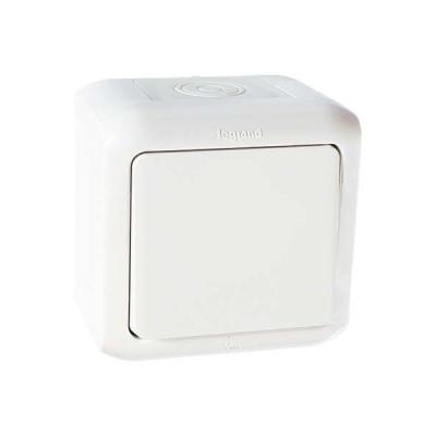 Выключатель LEGRAND Quteo 1 клавиша белый 782300