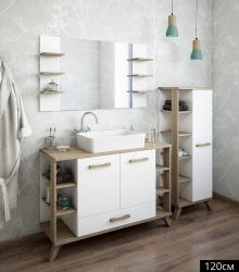 Тумба с раковиной SANFLOR Ингрид 120 