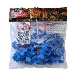 Зажимы для СВП DECOR Ворота 1 мм 100 шт 669-1100