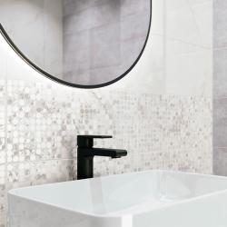 Декор CERSANIT Glitter Белый 20*44 см