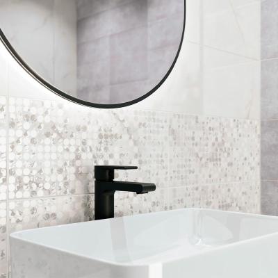 Декор CERSANIT Glitter Белый 20*44 см