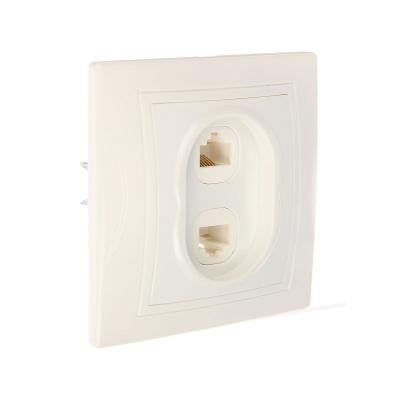 Розетка комбинированная TDM Таймыр RJ11/RJ45 белый SQ1814-0023