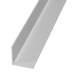 Уголок алюминиевый 20*20*1мм(L=2,7м) белый муар