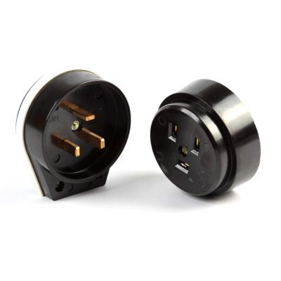 Разъем силовой кабельный TDM РШ/ВШ черный