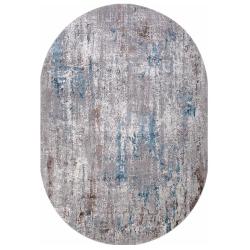 Ковер ARMINA 03856A BLUE/BLUE овал размер 2,0 х 2,9м
