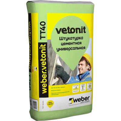Штукатурка WEBER VETONIT ТТ40 25 кг Штукатурка WEBER VETONIT ТТ40 25 кг