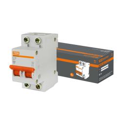 Автоматический выключатель TDM ВА47-63 2Р 16 А С 4,5 кА