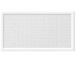 Экран для радиатора МДФ STELLA Дамаско Белый 12*600*1200 мм