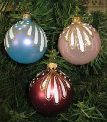 Шар ЭЛИТА Перо павлина 85 мм