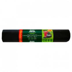 Пакеты д/мусора 200 литров, 10 шт XXXL суперпрочные, 34 мкр  /Master FRESH/