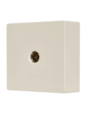 Розетка телевизионная LEZARD Leto TV кремовый 752-0300-130 