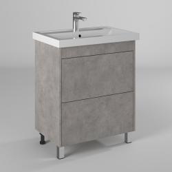 Тумба с раковиной BRIZ Риччи 70 бетон 