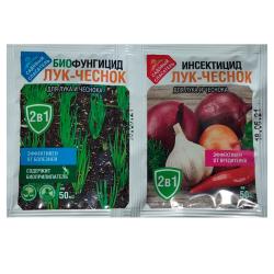 Средство от вредителей САДОВЫЙ СПАСАТЕЛЬ Лук-чеснок 2 в 1
