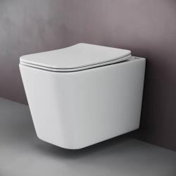 Унитаз подвесной CERAMICA NOVA Cubic Rimless CN1806