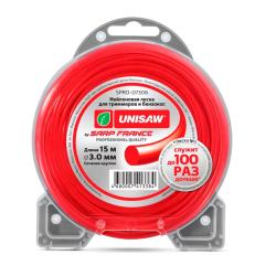 Леска для триммера UNISAW круг 3 мм 15 м