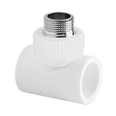 Тройник ПП TEBO полипропилен комбинированный 32 мм 3/4" НР Тройник ПП TEBO полипропилен комбинированный 32 мм 3/4" НР