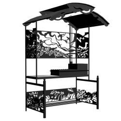 Мангал Охота 1540*800*2280 мм