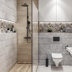 Плитка базовая CERSANIT Urbano Светло-серый 20*44 см