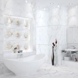 Панно ELETTO CERAMICA Calacatta Rosa 48,4*140 см