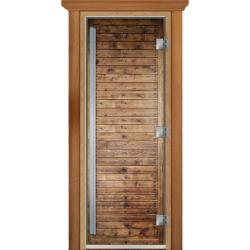 Дверь для бани DOORWOOD левое 1900*700 мм А020