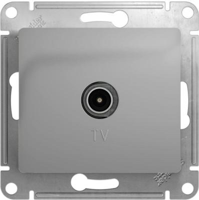 Механизм розетки телевизионной SYSTEME ELECTRIC Glossa коннектор алюминий GSL000393