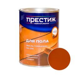 Эмаль ПРЕСТИЖ ПФ-266 Желто-коричневый 0,9 кг