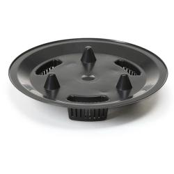 Горшок пластиковый LAMELA Mica roma Антрацит 9,3 л