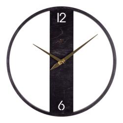 Часы настенные РУБИН 37 см корпус из дерева серый. /3737-001/