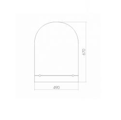 Зеркало SILVER MIRRORS Аркада Люкс 49*67 см