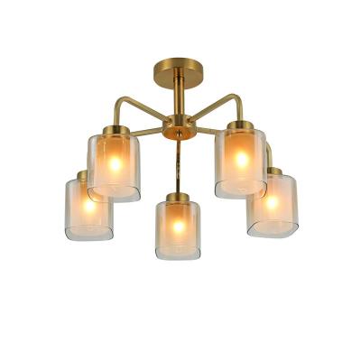 Люстра ЛАЙТ СФЕРА 07455/5 Copper Медь