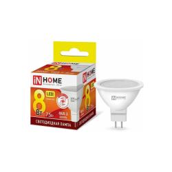 Лампа LED IN HOME 8W/GU5.3/3000K MR16 4690612020327