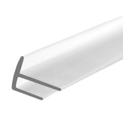 Профиль ПВХ угол внешний белый 2440*3 мм