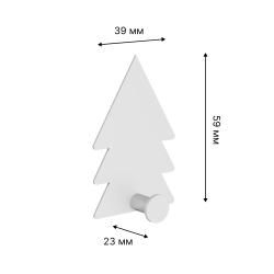 Крючок KLEBER Forest белый