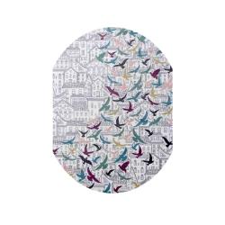 Ковер SOFIT C040 LIGHT CREAM овал размер 2,0*3,0м