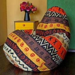 Кресло-мешок DREAMBAG Африка Мультиколор 110*150 см
