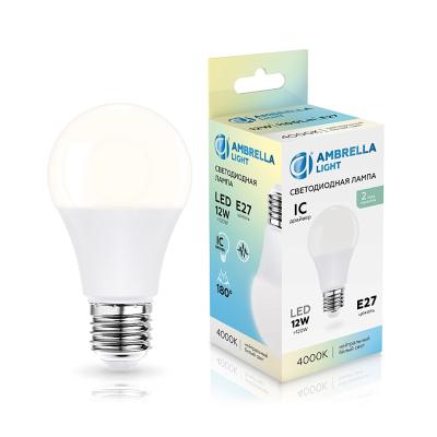Лампа LED AMBRELLA A60 12W/Е27/4000K груша 601204