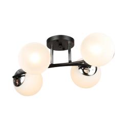 Люстра ЛАЙТ СФЕРА 2318/4 BK+CH Черный