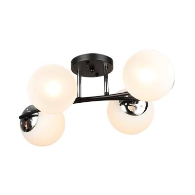 Люстра ЛАЙТ СФЕРА 2318/4 BK+CH Черный