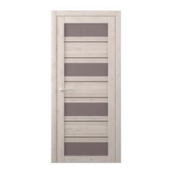 Дверное полотно ALBERO Монтана крем остекленное 2000*800 мм